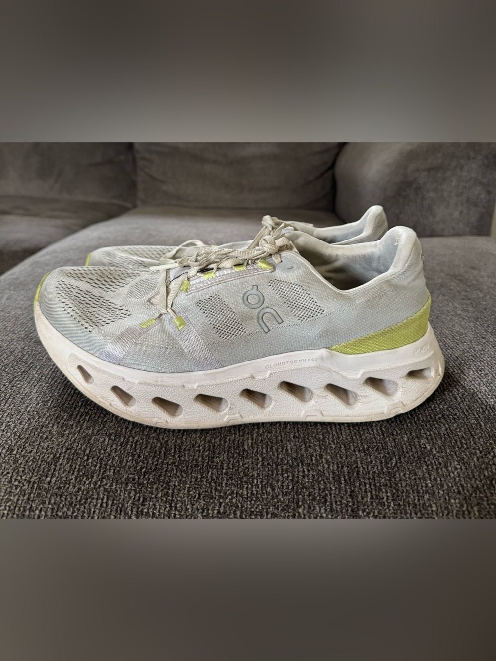 On cloud shoes